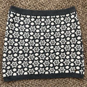Hatley - Mini Sweater Skirt - Gray/White - Size M